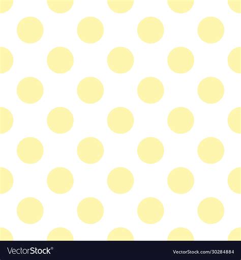 Seamless Pattern With Tile Sunny Yellow Polka Dots