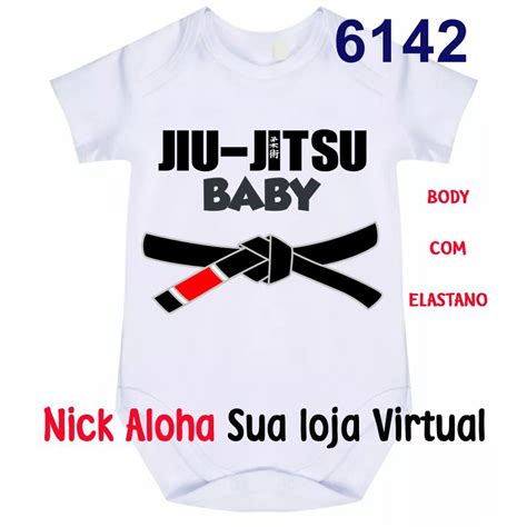Body Bebê Jiu Jitsu Baby Cód 6142 Shopee Brasil