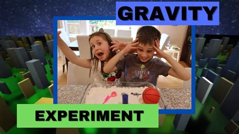 Easy Gravity Experiment For Kids At Home Youtube