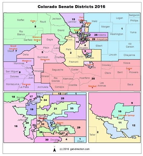 Map Of Colorado Senate Districts 2016