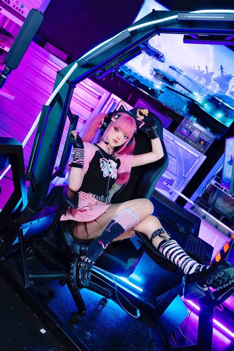 Cosplay Cute Kim Jennie Gamer Girl Kawaii Anime Cool Girl Punk Poses Hero Girls