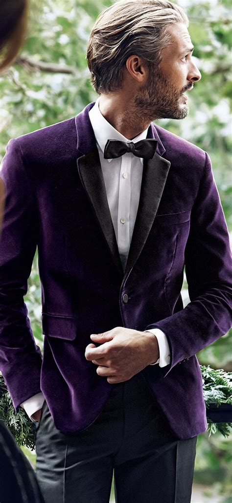 Latest Coat Pant Designs Purple Velvet Men Suit Formal Slim Fit Custom