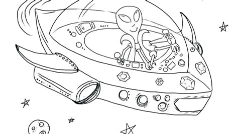 Alien Spaceship Drawing At Explore Collection Of