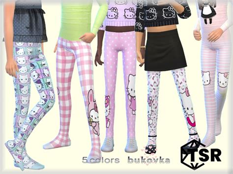 The Sims Resource Tights Hello Kitty Cf
