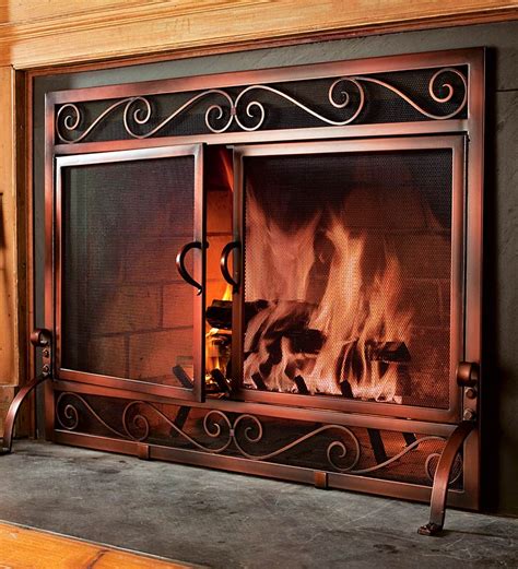 Fireplace Doors For Wood Burning Fireplace Guide By Linda