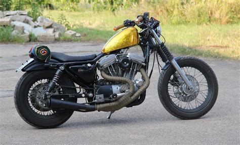 883 Harley Davidson Sportster Custom Painted By Meik Weber With Big