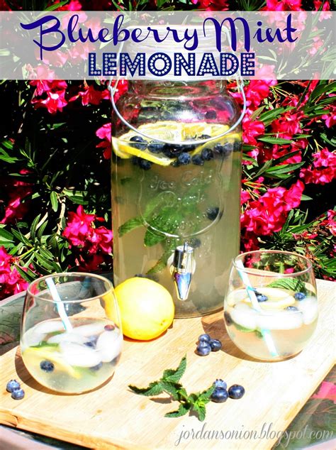 Blueberry Mint Lemonade Jordans Easy Entertaining