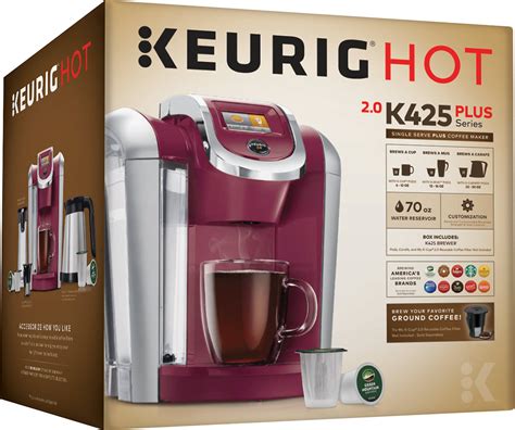 Best Buy Keurig K425 Single Serve K Cup Pod Coffee Maker Vintage Red