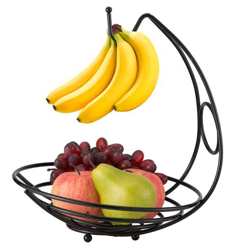 The Kitchen Sense Black Wire Fruit Bowl And Banana Holder