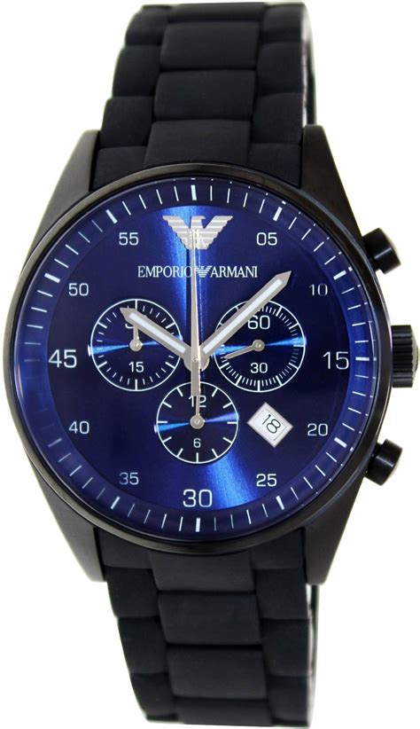 The official online armani boutique for the finest italian clothing, shoes, & many fashion and lifestyle items from the new collection. Emporio Armani Blue Dial Chronograph Mens Watch AR5921 ...