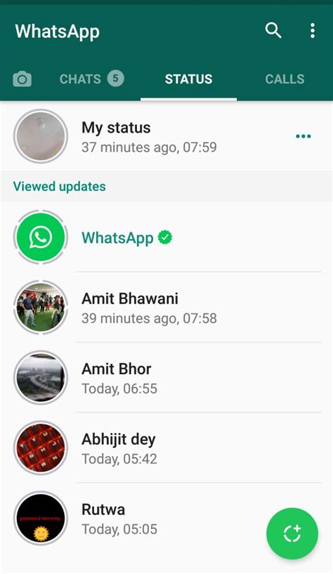 Here is another method to create a whatsapp status How To Use WhatsApp's New Status Feature