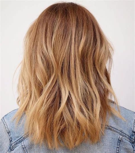 Add some ice blonde balayage to create a a natural shade with some stunning blonde balayage highlights that go great with this bob. Auburn Hair With Strawberry Blonde Highlights # ...