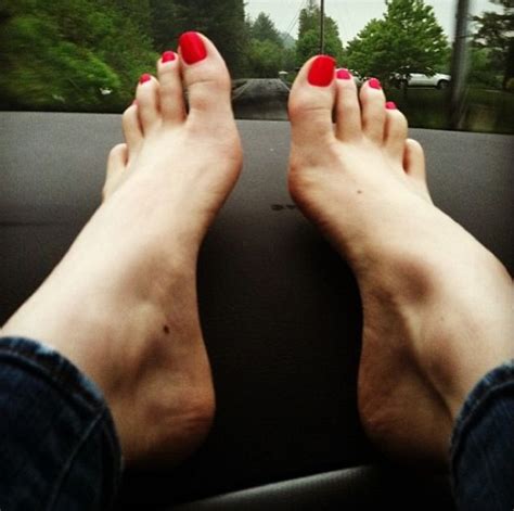 Bright Red Sexy Feet On Dash Pinterest