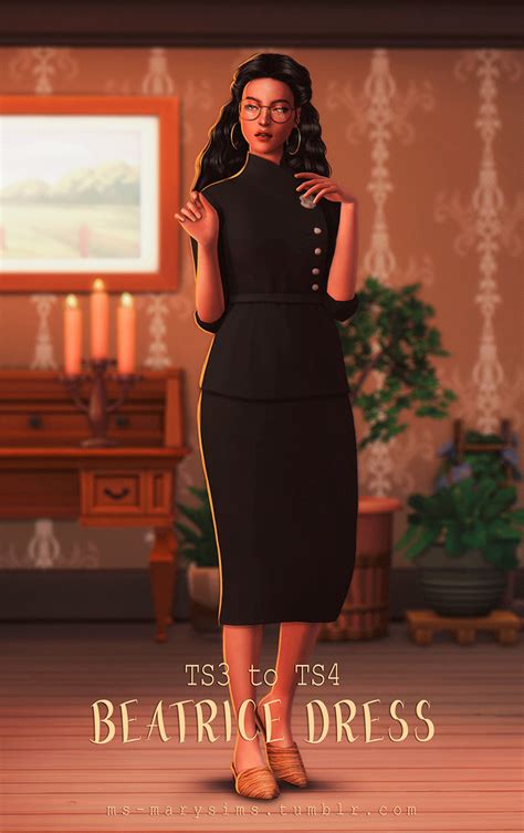 Best Sims 4 Vintage Dresses Free Cc Mods Fandomspot