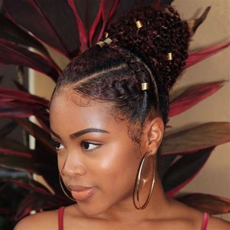 Curly Updo Hairstyles For Black Women