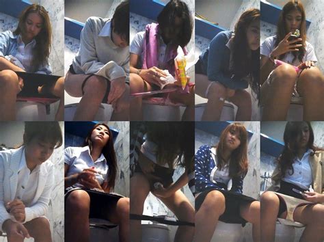 Spy Camera Hidden Camera Thailand Student Toilet Japanese Kinky Niche Hidden Toilet Voyeur