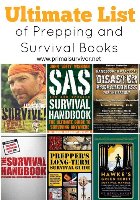 the ultimate list of the best prepping and survival books