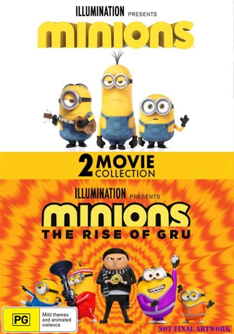Minions And Minions The Rise Of Gru Dvds
