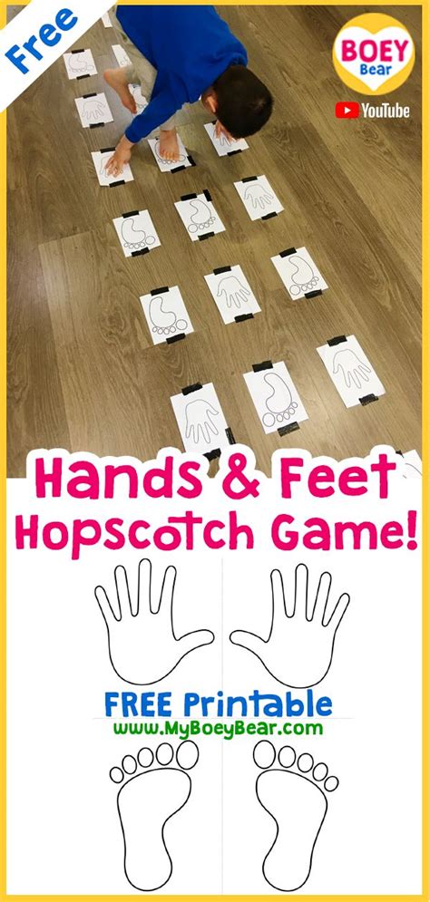 Hand And Feet Game Printable Best Games Walkthrough