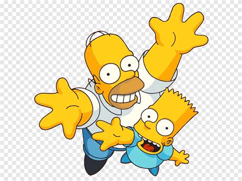 Bart And Homer Simpson