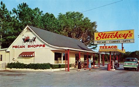 Stuckeys Pecan Shoppe Perry Florida Vintage Postcard Flickr