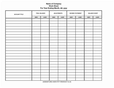 Cost Accounting Spreadsheet Templates — Db