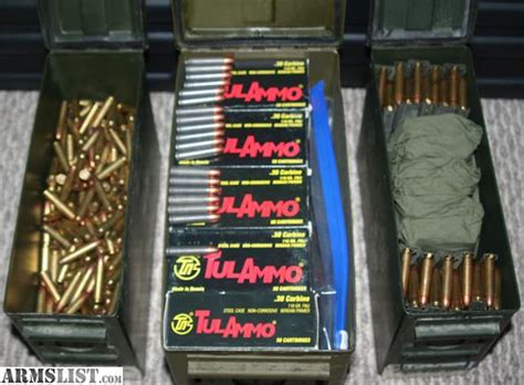 Armslist For Sale 30 Cal Ammo For M1 Carbine 969