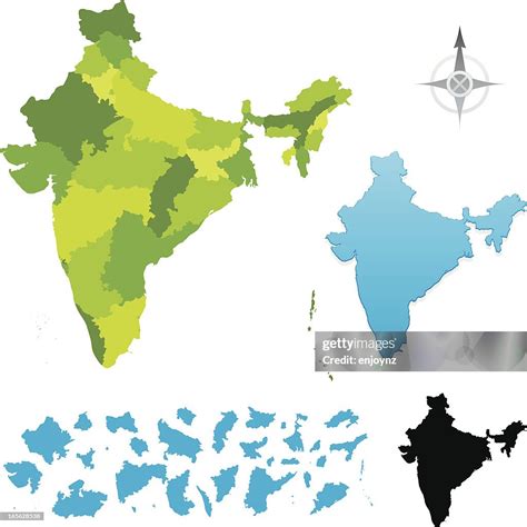 India Map With Regions High Res Vector Graphic Getty Images