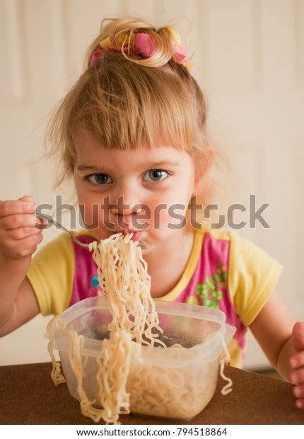 Young Girl Eating Ramen Stock Photo 794518864 Shutterstock