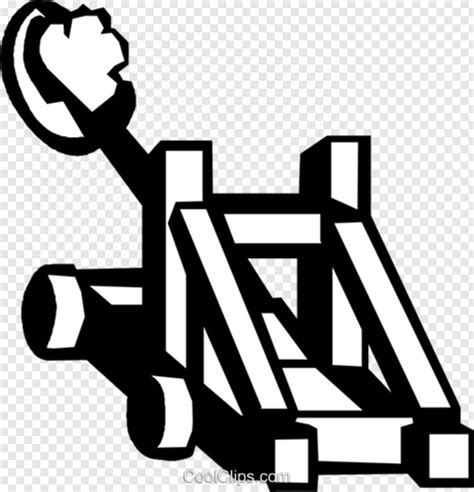 Catapult Catapults Royalty Free Vector Clip Art Illustration Hd Png