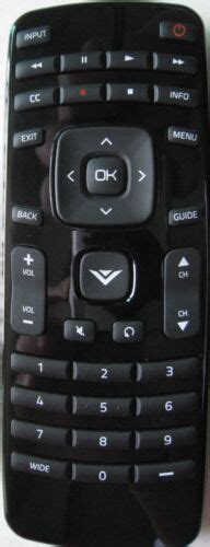 New Vizio Xrt010 Remote E320vt E320ar E320 A0 E241 A1 E290 A1 E390 A1