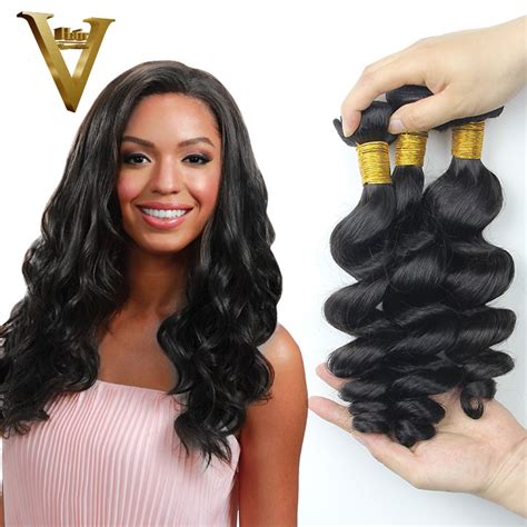 8a unprocessed peruvian loose body wave virgin human hair extension peruvian hair 3pcs lot on