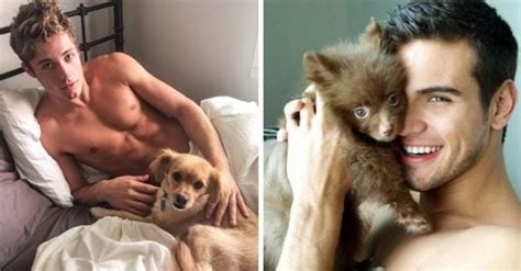 15 Imágenes De Hombres Sexis Y Guapos Con Sus Perros