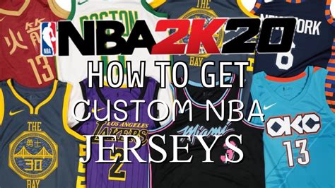 How To Get Personalized Nba Jersey In Nba 2k20 Become An Nba Player