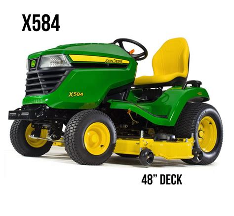 X584 Multi Terrain Lawn Tractor 48 Inch Deck Greenway Equipment