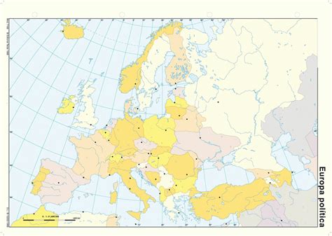 Mapa Politico De Europa Mudo Mapa
