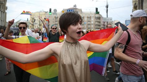 Thousands March For Lgbt Rights In Kyiv