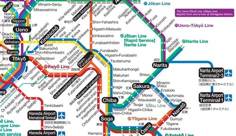 Tokyo Train Map For Tourist
