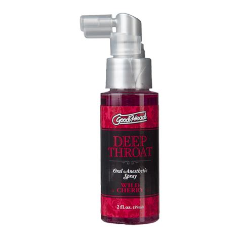Goodhead Deep Throat Oral Anesthetic Spray Wild Cherry 2oz Shop