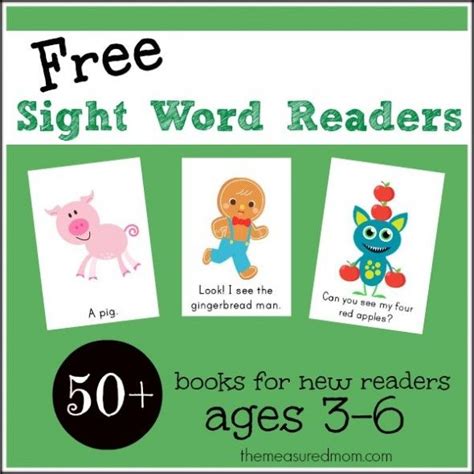 Sight Word Emergent Readers Printable
