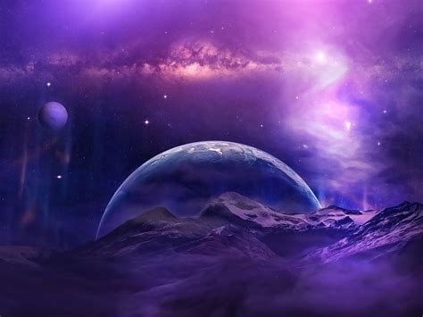 1280x960 Mountains And Cosmo Planets 1280x960 Resolution Wallpaper Hd