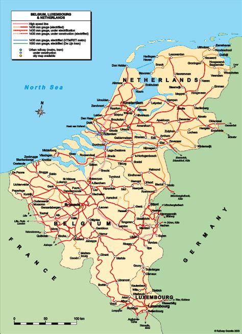 Netherlands Belgium And Luxembourg Country Map Country Profile Railway Gazette International