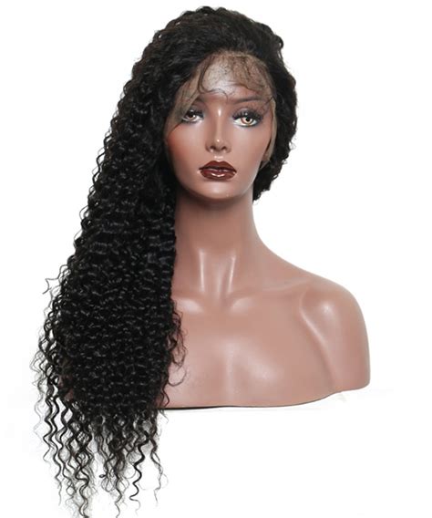 msbuy hair wigs deep curly wave 13x6 deep part lace front human hair wigs for black women 150
