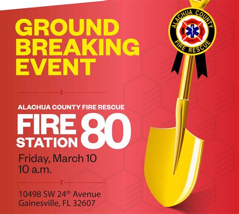 Alachua County Fire Rescue Station 80 Groundbreaking Alachua Chronicle