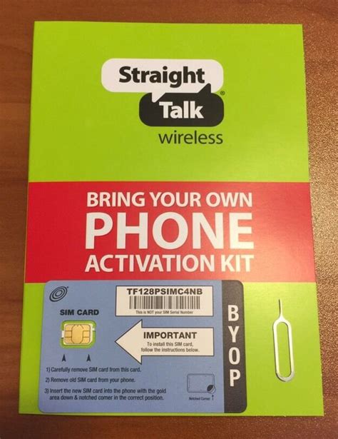 This card contains the serial number that should be used during the activation process, in place of the serial number of your mobile phone. Straight Talk AT&T Nano SIM Activation Kit for BYOP with 4G LTE | eBay
