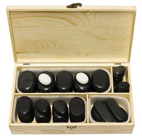 45 Piece Hot Stone Massage Kit With Box