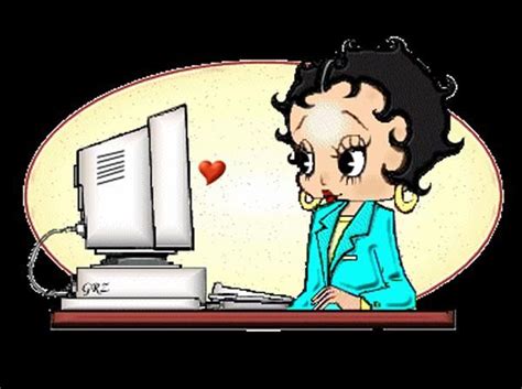 Directed by dave fleischer, willard bowsky. Betty Boop Computer | Betty boop art, Betty boop, Betty ...