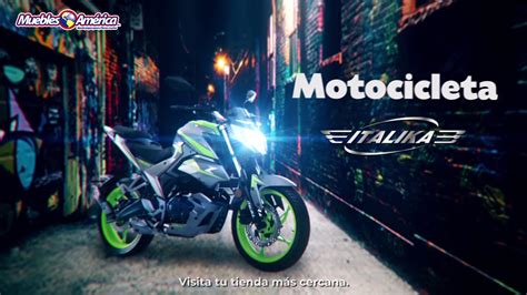 Motocicleta Italika 250z Disponible En Muebles América Youtube