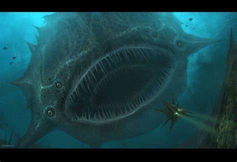 Te Gusta La Fantasia Mira Esto Sea Monsters Sea Monster Art Deep