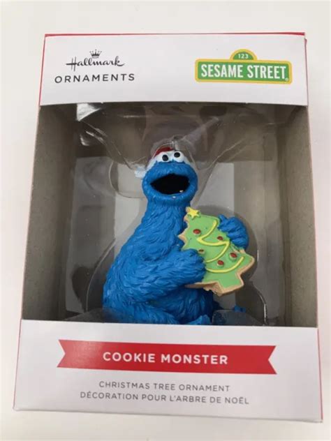 2021 Hallmark Cookie Monster Sesame Street Christmas Ornament New 17